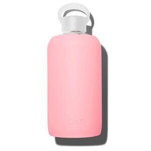 BKR Glass Water Bottle w/Silicone Sleeve in Rose Big 1L/32oz Rare
